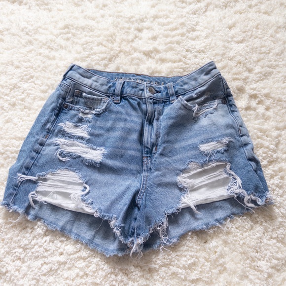 American Eagle High Rise Jean Shorts - Picture 3 of 5